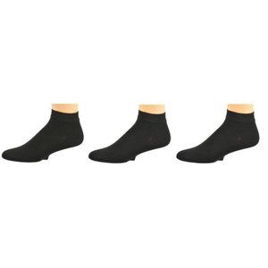 Low Cut Bamboo 3 Pair Men's Socks